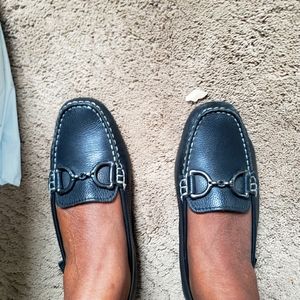 Black Hush Puppies Loafers